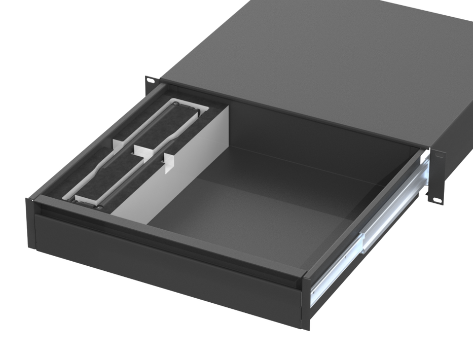 SANTOSOM   Espuma Modular 2U, Shure 2x UA8