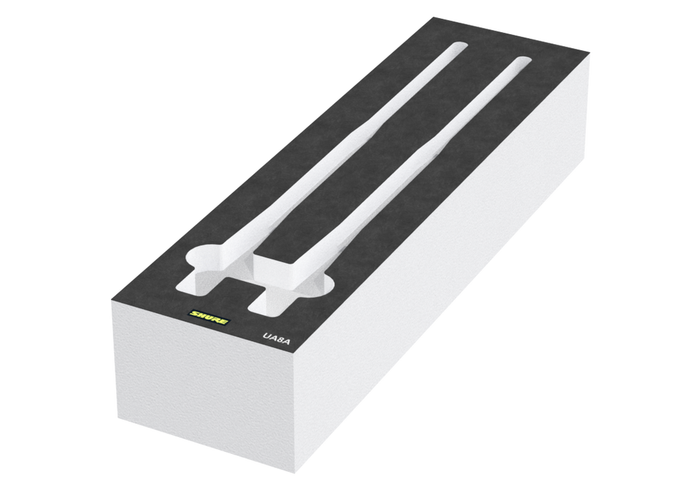 SANTOSOM   Espuma Modular 2U, Shure 2x UA820