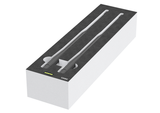 SANTOSOM   Espuma Modular 2U, Shure 2x UA820