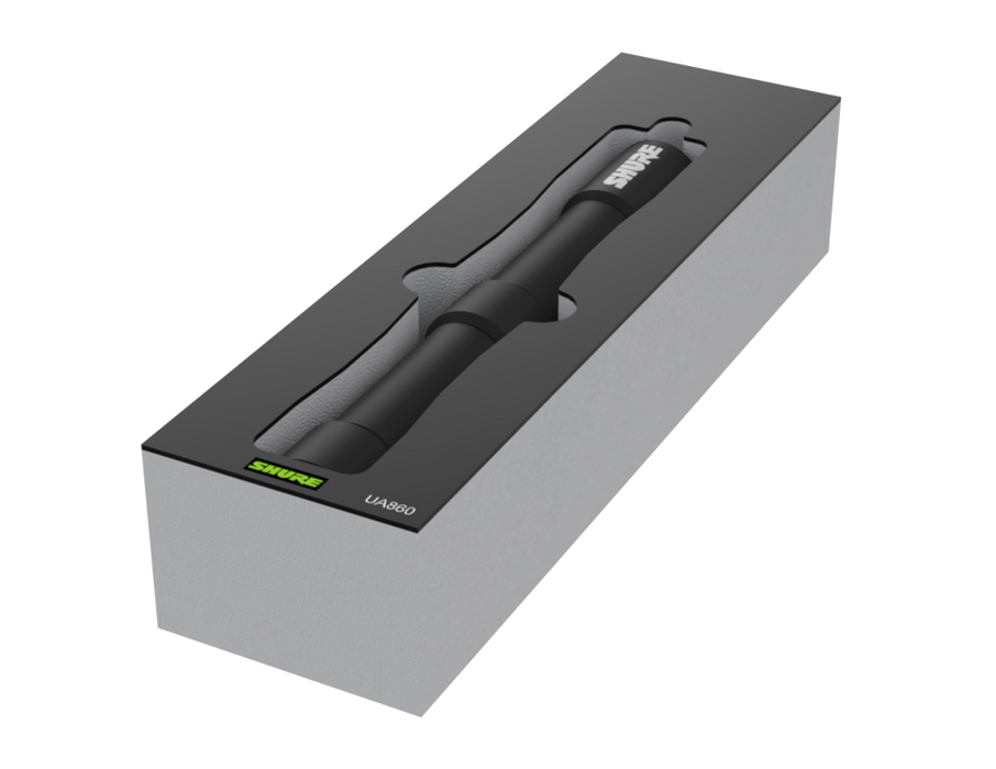 SANTOSOM Espuma Modular 2U, 1x Shure UA860