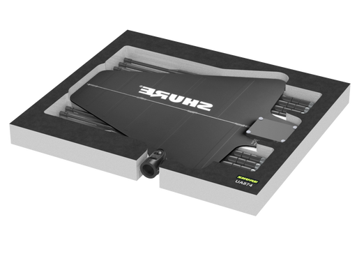 SANTOSOM   Espuma Modular 2U, Shure 1x UA874WB