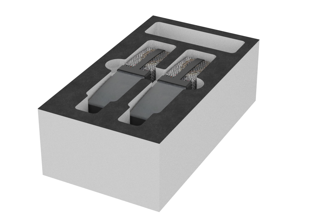 SANTOSOM Espuma Modular 2U, 2x sE 4400A