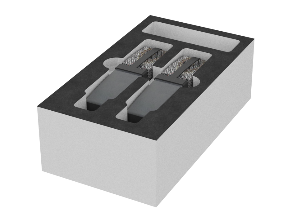 SANTOSOM Espuma Modular 2U, 2x sE 4400A