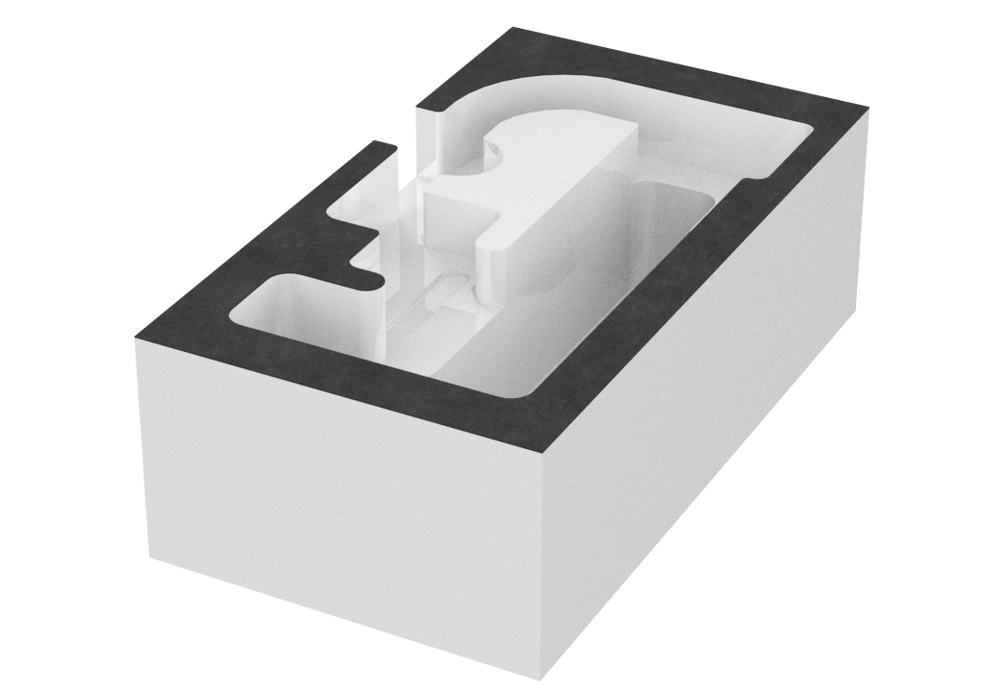 SANTOSOM Modular Foam 2U, 1x Shure Beta 98H