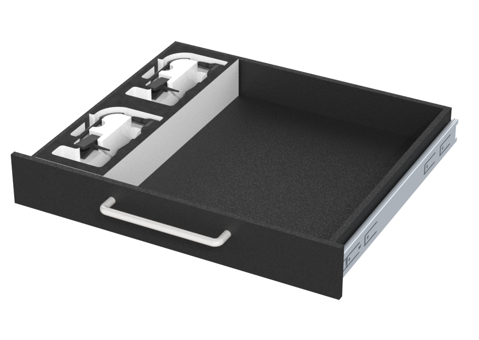 SANTOSOM Modular Foam 2U, 1x Shure Beta 98H