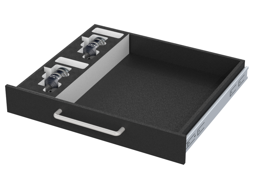 SANTOSOM Modular Foam 2U, 1x Audix D6