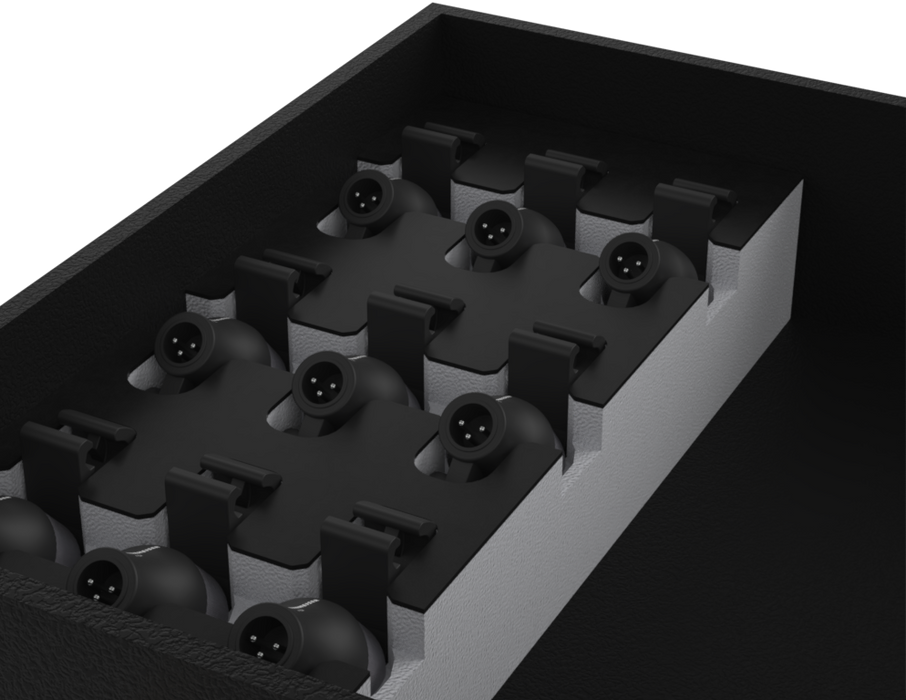 SANTOSOM   Mousse Modulaire 2U, 3x E604-E904