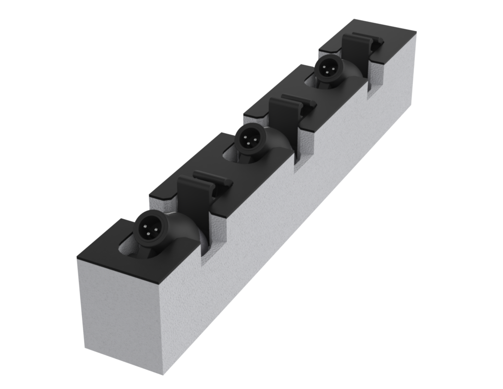 SANTOSOM   Mousse Modulaire 2U, 3x E604-E904