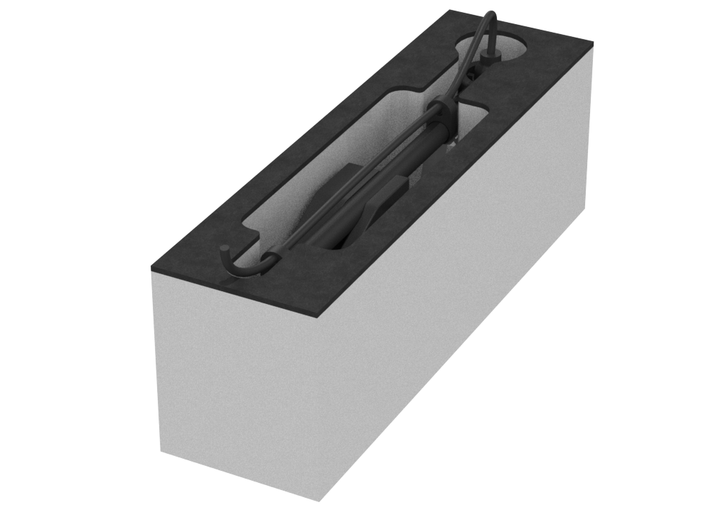 SANTOSOM Modular Foam 2U, 1x Audix MICROD