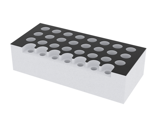 SANTOSOM Modular Foam 5U, 24x SM58 + 5x HH