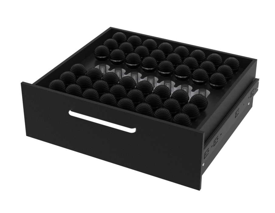 SANTOSOM Modular Foam 5U, 24x SM58 + 5x HH