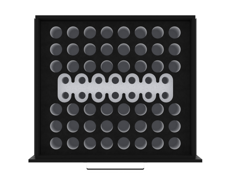 SANTOSOM Modular Foam 5U, 24x SM58 + 5x HH