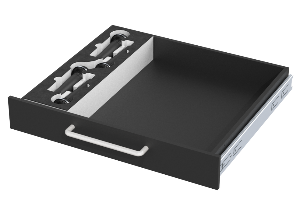 SANTOSOM Modular Foam 2U, 4x Shure SM58