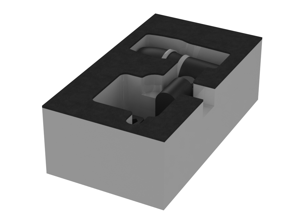 SANTOSOM Modular Foam 2U, 2x sE V BEAT