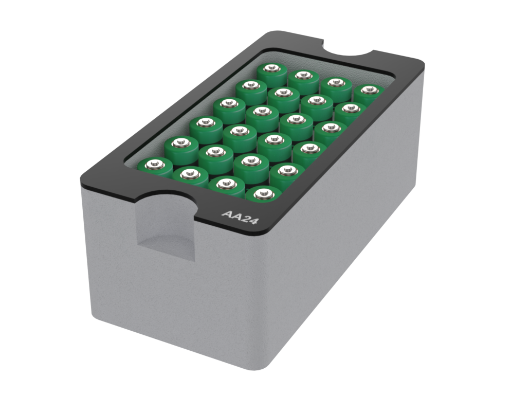 Santosom Foam Insert, 24x AAA (li-ion