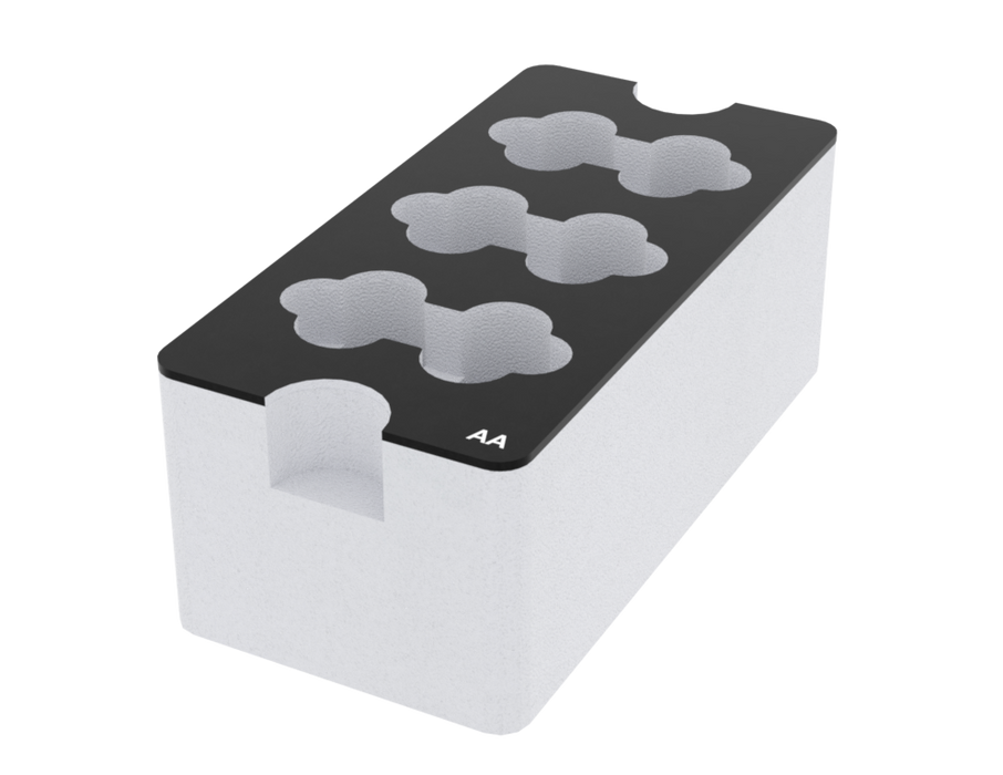 Santosom Foam Insert, 6x AA (li-ion)