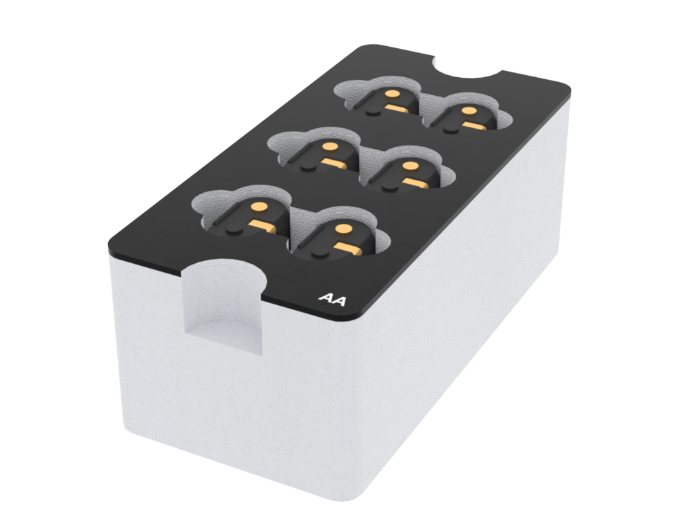 Santosom Foam Insert, 6x AA (li-ion)