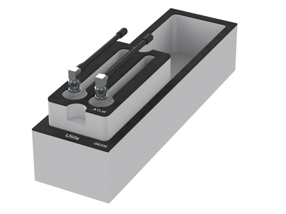 Santosom Foam Insert, 2x 1/4" Wave antenna