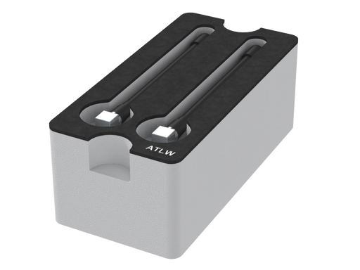Santosom Foam Insert, 2x 1/4" Wave antenna