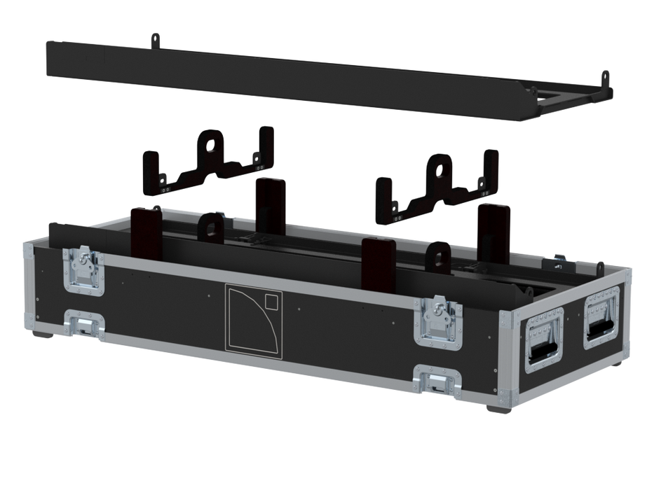 SANTOSOM Rigging Flight case PRO-3 Extension, 2x L-Acoustics KARADOWNK2
