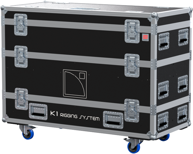 Santosom Rigging Flight case PRO, 2x L-Acoustics Bumper K1 + Kara down
