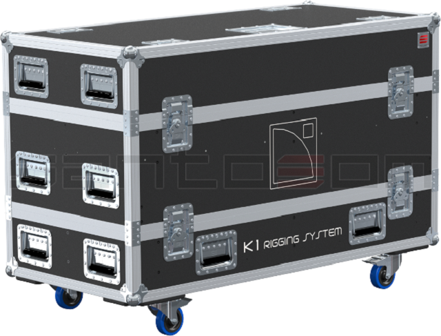 Santosom Rigging Flight case PRO, 2x L-Acoustics Bumper K1 + Kara down