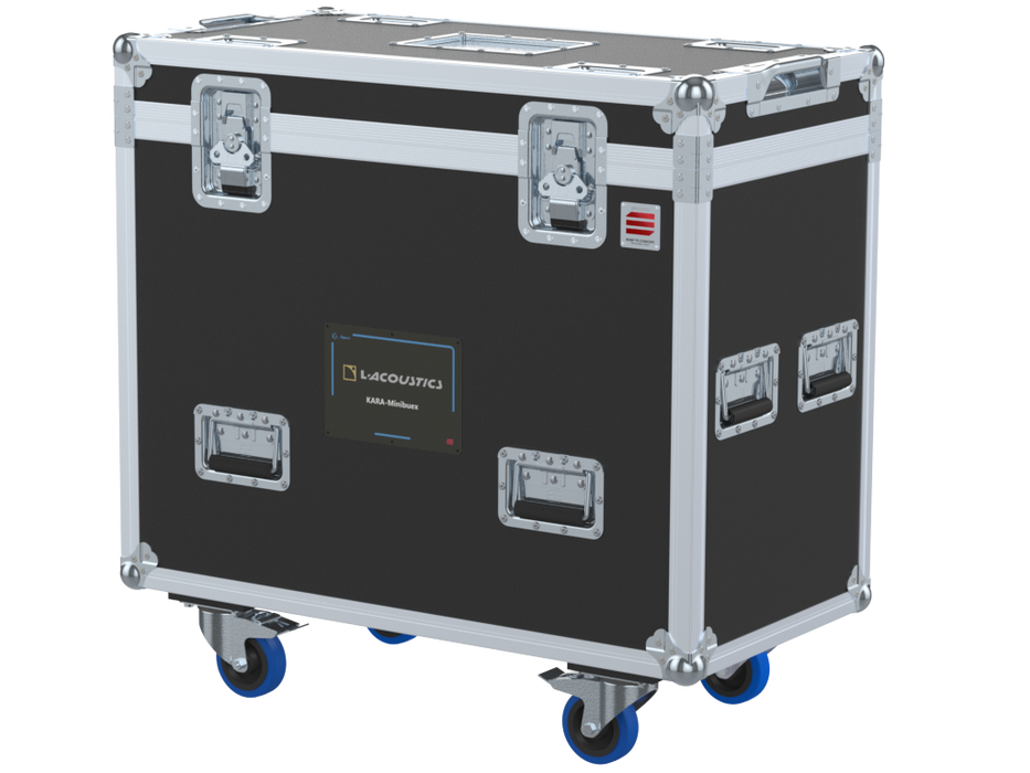 Santosom Rigging  Flight Case PRO, 2x L-Acoustics Kara Minibu + Minibuex