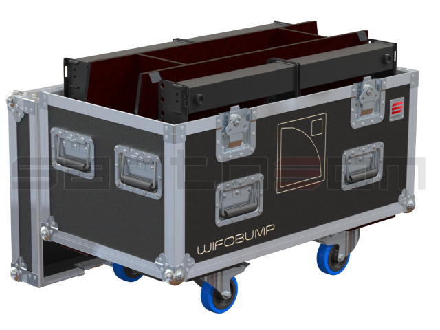 Santosom Rigging Flight Case PRO, 2x L-Acoustics Wifobump