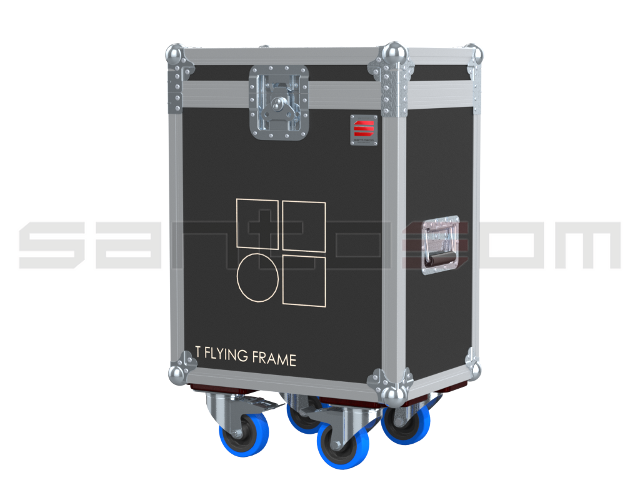 Santosom Rigging Flight Case, 2x D&B T-Series Flying Frame