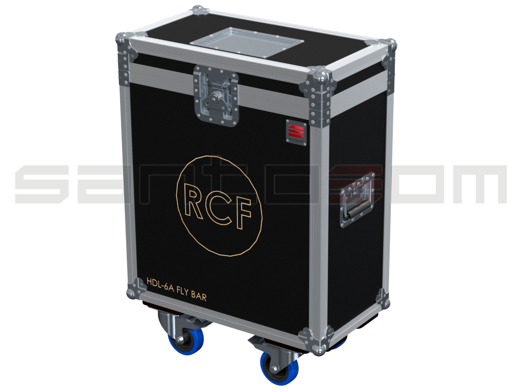 Santosom Rigging Flight case, 2x RCF FL-B HDL 6 Fly Bar