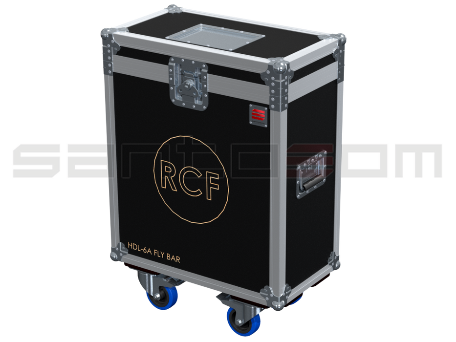 Santosom Rigging Flight case, 2x RCF FL-B HDL 6 Fly Bar