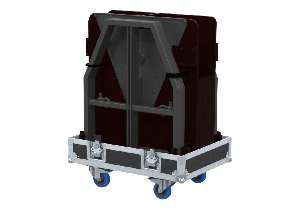 Santosom Rigging Flight case, 2x D&B Y-series Flying frame