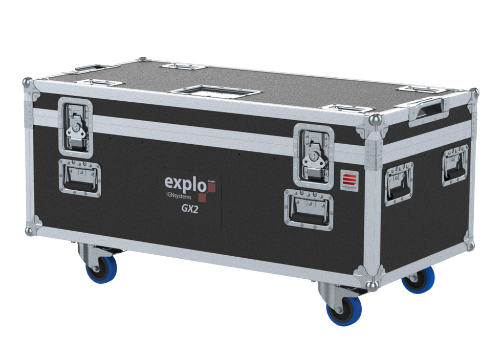 SANTOSOM Flight case PRO, 4x EXPLO SFX 12V