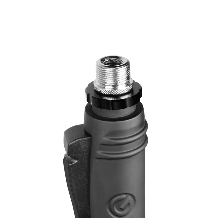 Gravity Microphone Stand with Round Base and One-Hand Clutch