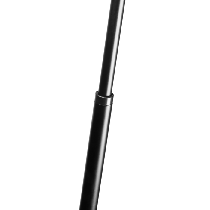Gravity Microphone Stand with Round Base and One-Hand Clutch