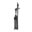 Gravity   Short Heavy Duty Microphone Stand with Folding Tripod Base