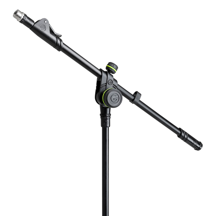 Gravity Heavy Duty Microphone Stand, Tripod, 2-Point Telescopic Boom