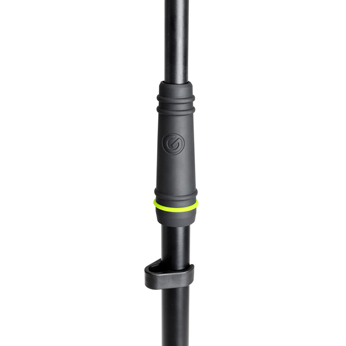 Gravity Heavy Duty Microphone Stand, Tripod, 2-Point Telescopic Boom