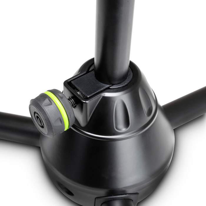 Gravity Heavy Duty Microphone Stand, Tripod, 2-Point Telescopic Boom