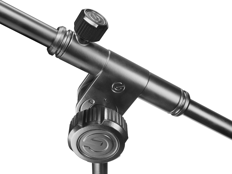 Gravity Microphone Stand w/ 2-Point Adjustment Telescoping Boom 2P