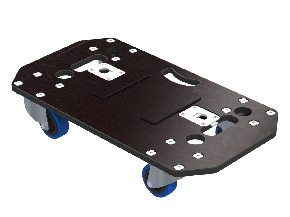 Santosom Accessory Kit wheel Support + 4 Wheels 80mm (2 With Brake)