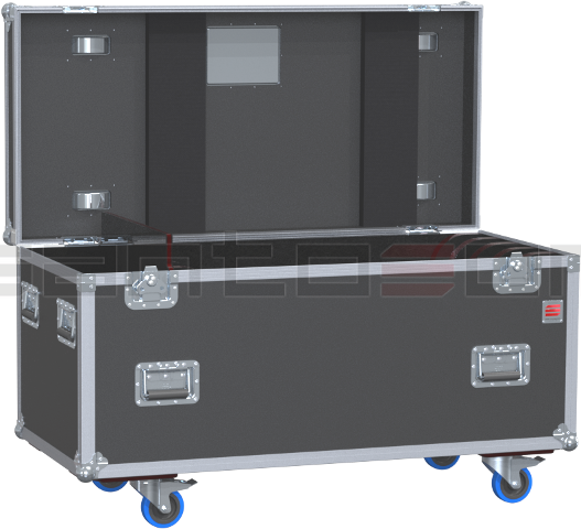 Santosom Display Flight case, 10x Led (2x575)x110x575mm