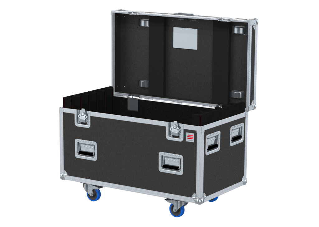 Santosom Display Flight case, 6x Led (1000+50)x75x500mm