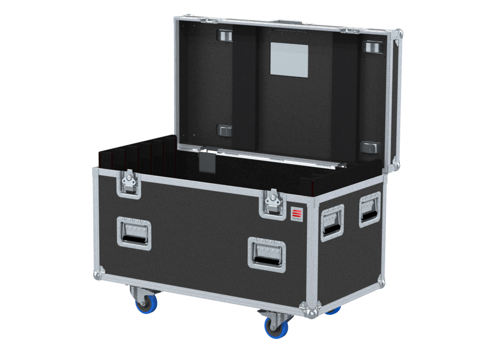 Santosom Display Flight case, 6x Led (1000+50)x75x500mm