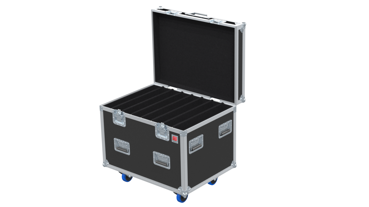Santosom Flight case PRO, 8x Led Display 500x500x75 (foam lining)