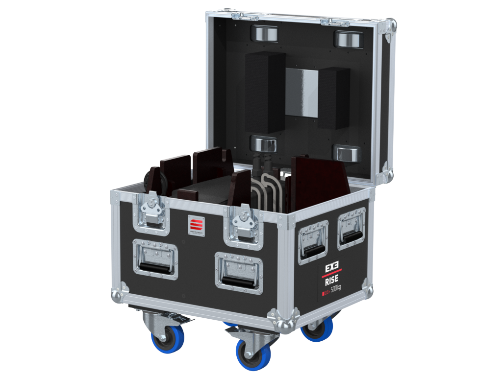 Santosom Rigging Flight case PRO, 1X EXE-Rise D8+ 500kg DC