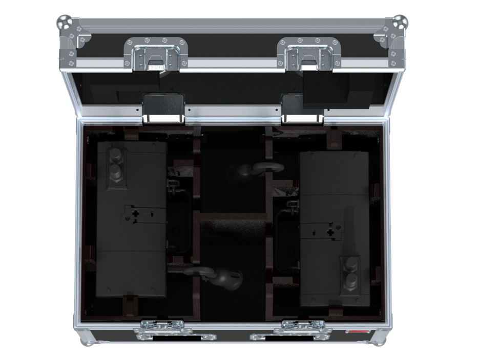 SANTOSOM Rigging Flight Case, 2x Verlinde Stagemaker D8+ SR1 250kg