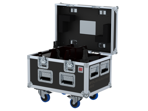 SANTOSOM Rigging Flight Case, 2x Verlinde Stagemaker D8+ SR1 250kg