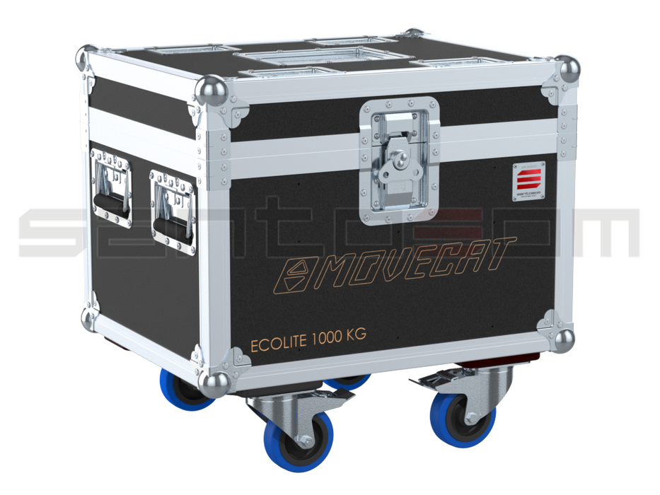 SANTOSOM Rigging Flight case PRO, Moveket Ecolite 1000