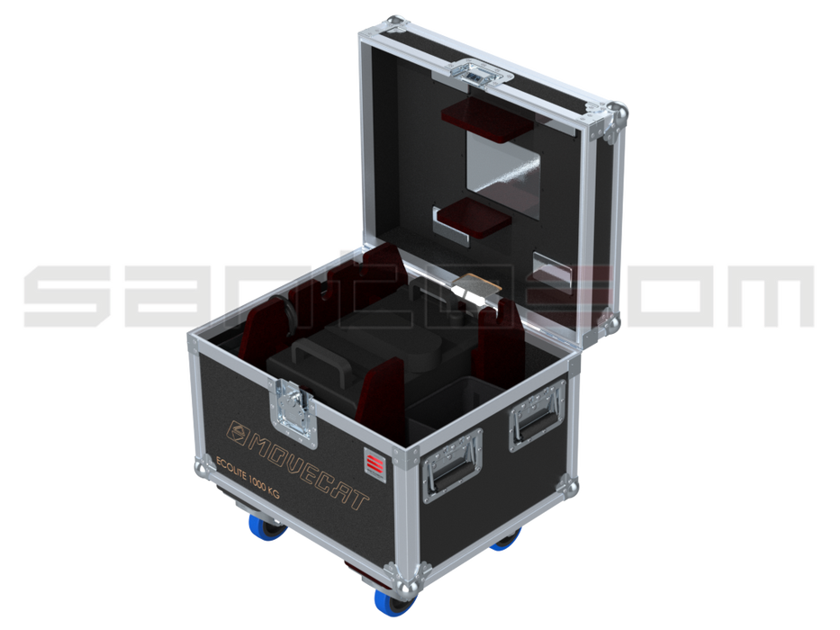 SANTOSOM Rigging Flight case PRO, Moveket Ecolite 1000
